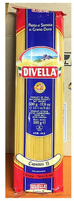 디벨라 [F.DIVELLA S.P.A] 카펠리니 11번 (디벨라 500g) X 2, 500g, 1개