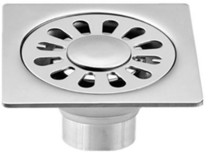 스텐 배수구 유가 하수구 벌레차단 냄새차단 하수구유가, 1개, 실버