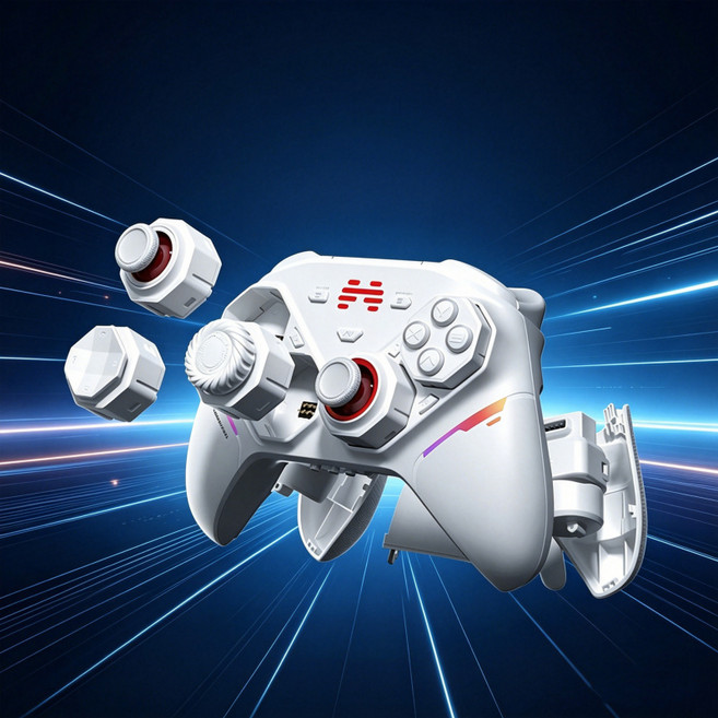 베이통 쿤펑 Beitong KUNPENG 스마트 모듈 무선 게임 컨트롤러 게임패드 PC/XBOX/Switch/휴대장치, 고급판+충전독