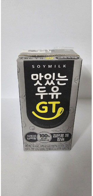 맛있는두유GT 고칼슘 검은콩 깨, 190ml, 6개