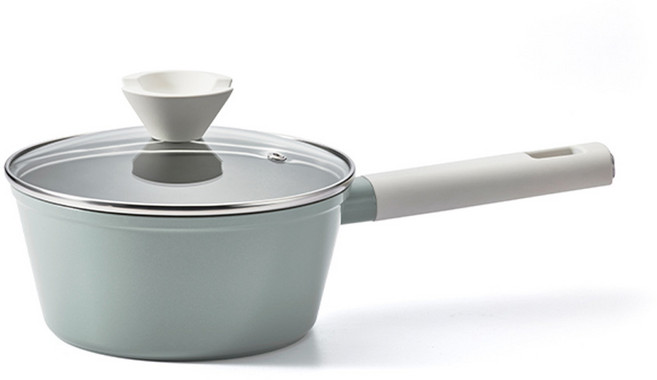 로이첸 그린닷 세라믹 IH 편수냄비 18cm, 단일, 단일