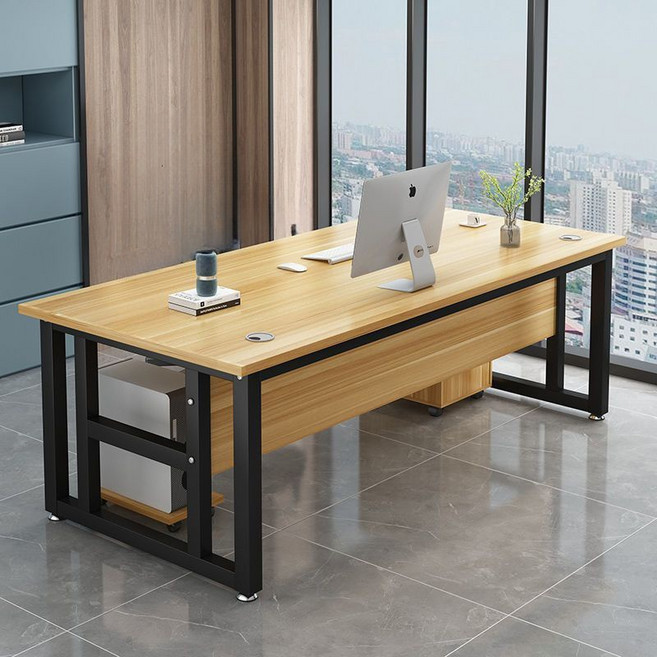 모던 중역용 오피스책상세트 사무실사장님공간 회장님간이책상, G03