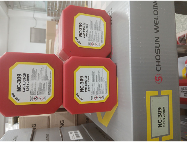 조선선재 스테인레스 피복아크용접봉 NC-309 2.0mm 2.6mm 3.2mm 4.0mm(5kg), 1개