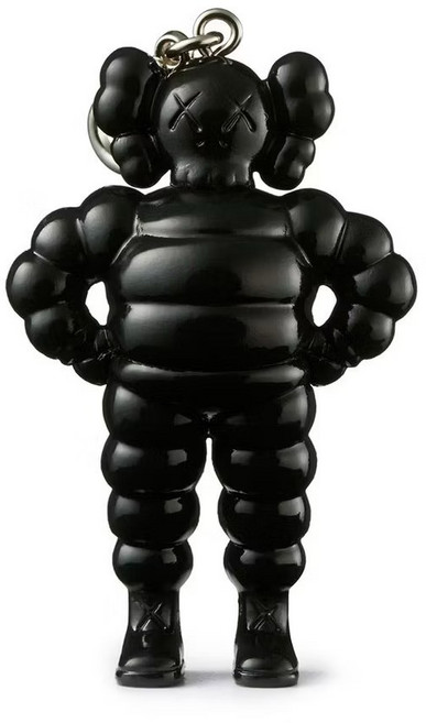 KAWS 日本展會限定 米其林鑰匙圈 吊飾掛飾, 1個, 黑色,台灣現貨｜1天內出, 黑色