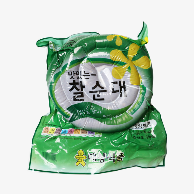 대상식품 맛있는 찰 순대 2kg, 1개