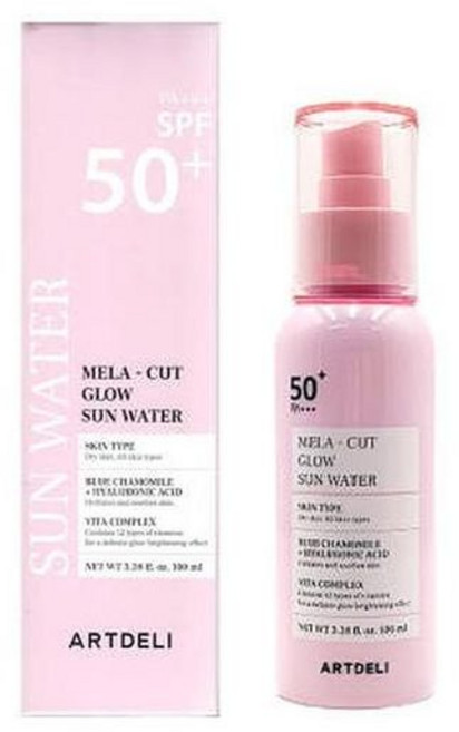 스킨케어 아트델리 멜라 컷 글로우 선워터 100ml (AD), *