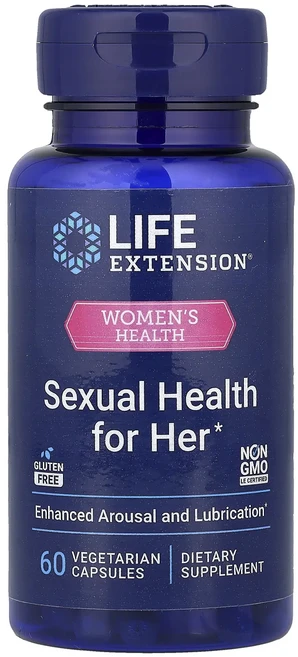 단백질 비타민 철분 마그내슘 칼슘 Life Extension 여성 건강 그녀의 성 건강 베지 캡슐 60정 고루고루섭취해주세요, LifeExtension여성건강그녀의성건강베지캡슐60정, 1개 - 쿠팡