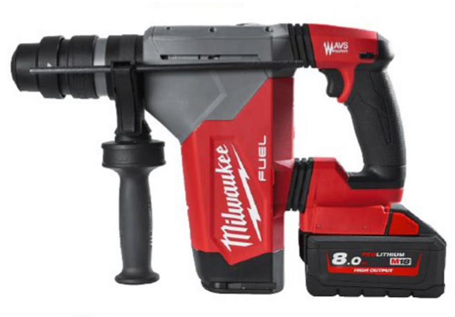 밀워키 충전해머드릴 18V 8.0Ah 로터리 함마드릴 26MM 충전 전동 햄머 M18 FHX-802X (18/8.0), 1개