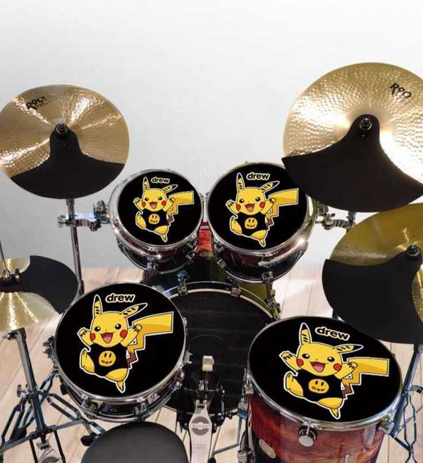 뉴빅 드럼 방음패드 심벌즈패드 방음 커버 방음기, 1개, 5북 3심벌즈 별바램