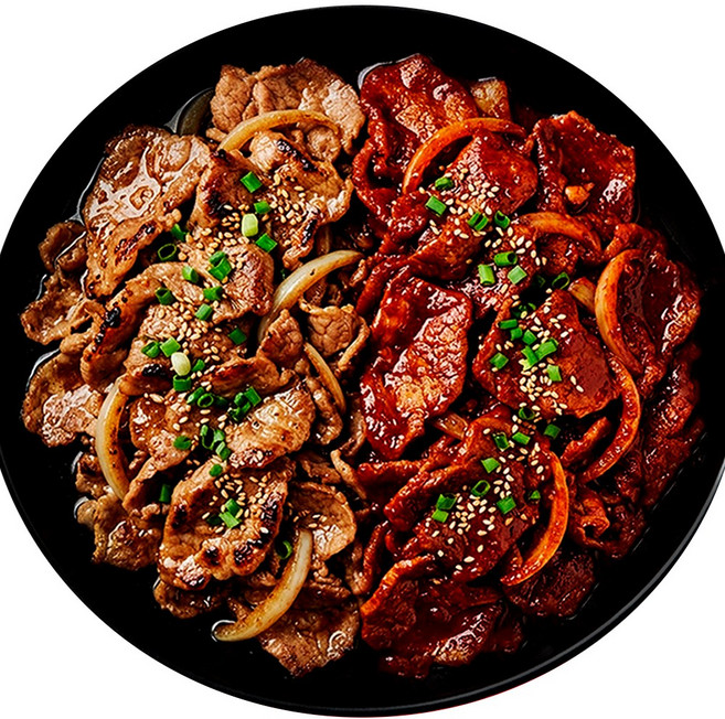 [대운가] 간장 불고기 600g +고추장 불고기 600g 양념 돼지불고기 세트