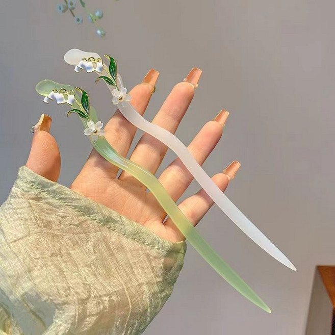 옥비녀 전통 올림머리 비녀 1+1