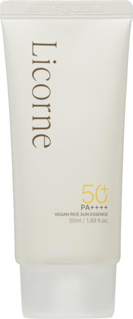 리꼼 비건 라이스 선크림 저자극 눈시림없는 여성 남성 SPF50+ PA++++, 1개, 50ml