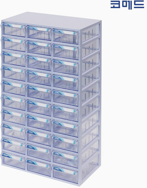 코메드 CMD-530멀티박스 30칸 투명서랍장