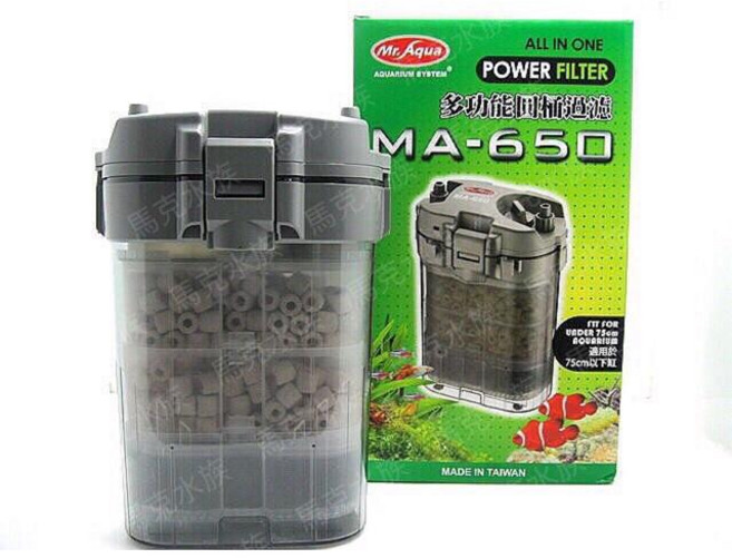 Mr.Aqua MA-650 多功能圓桶過濾器, 1個, MA-650圓桶全套