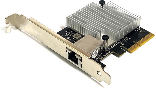 557CP-10G-MV/1포트 10G PCI-E 4배속 서버 랜카드 LP지원, 1개