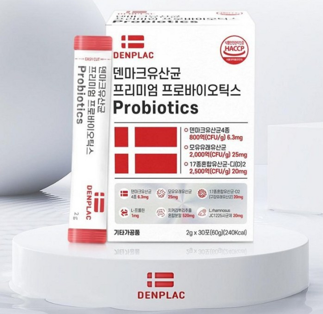 덴마크 유산균 프리미엄 프로바이오틱스 Probiotics, 150개, 2g