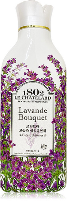 르샤트라1802 인퓨전 초고농축 섬유유연제 라벤더부케향 본품, 1L, 4개