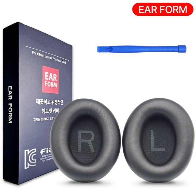 이어폼 앤커 Q45 헤드셋 커버 이어패드 쿠션 사운드코어 호환, 블랙 (H080)