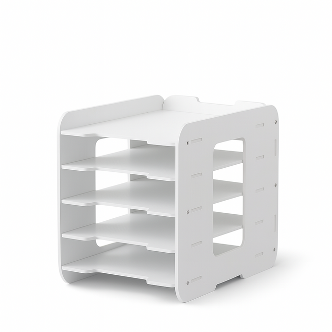 볼리오 A4 서류 정리 수납함 세로형, 5단