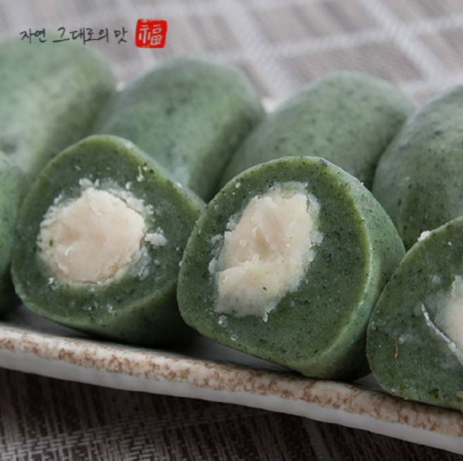 쫄깃한 녹두속살 모시떡 모시송편, 2개, 450g