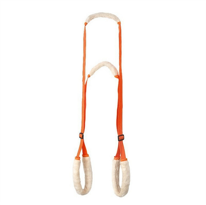 강아지 보조기 허리 중형견 다리 보행보조 애견용품 견인 보호대 개 뒷다리, S허리둘레 26-34cm, 오렌지