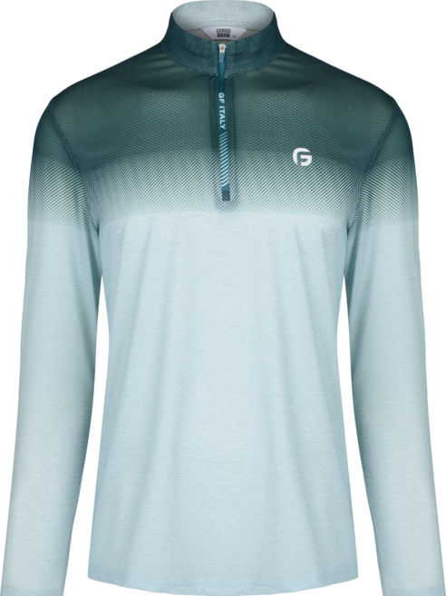 몽크로스 조르지오페리 골프 남성 펀칭원단 집업 티셔츠