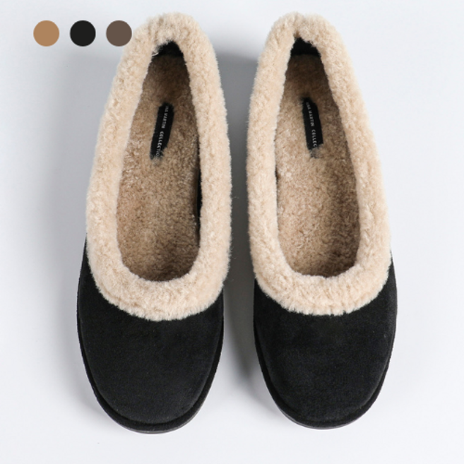 페조 여성 플랫슈즈 양털 기모 방한화 PZFLFR-866-11