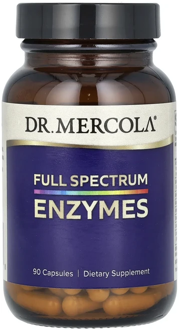 새해 첫좋은선물 Dr. Mercola 풀 스펙트럼 효소 캡슐 90정 제대로 할인합니다, 1개 - 쿠팡