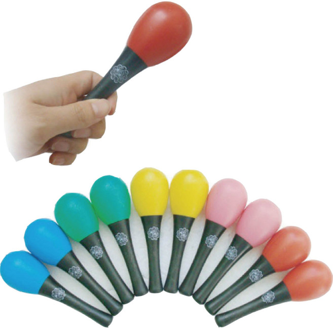 장난감 악기장난감/어린이장난감/도형장난감/마라카스/탬버린/딸랑이/리듬악기/교구/KC인증, 핑크, 1개