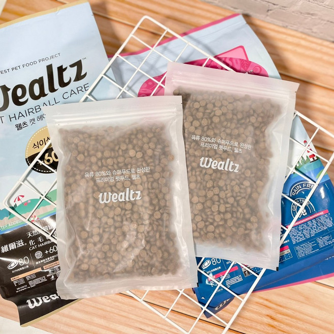 【限時促銷】Wealtz 維爾滋 貓飼料, 1個, (裸包) 全齡貓鮭, 300g, 雞肉+鮭魚