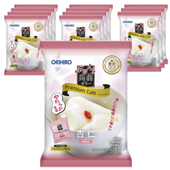 ORIHIRO 杏仁蒟蒻果凍 10個入, 12袋, 200g