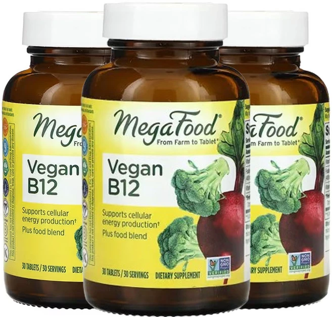 메가푸드 비건 B12 30정 3팩 - 쿠팡