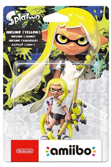 닌텐도 아미보 잉클링 옐로 스플래툰3 슈퍼스매시브라더스 amiibo 정품 새제품(박스개봉시반품불가), 잉클링옐로(박스개봉시반품불가)