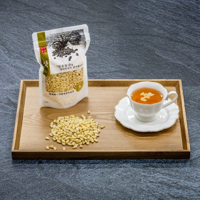 가평잣 황잣 백잣 200g 국내산 100%, 1개