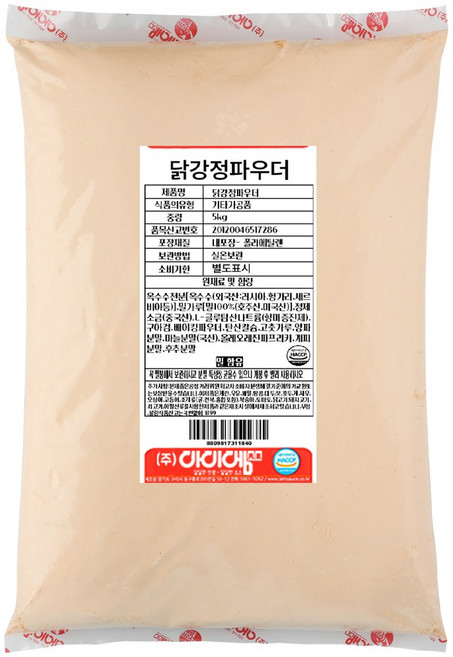아이엠소스 닭강정파우더 치킨, 5kg, 1개