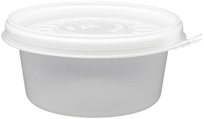 [일용상회]원형 죽용기 JH 120파이 대 350ml 400세트 반투명, 400개, 1세트