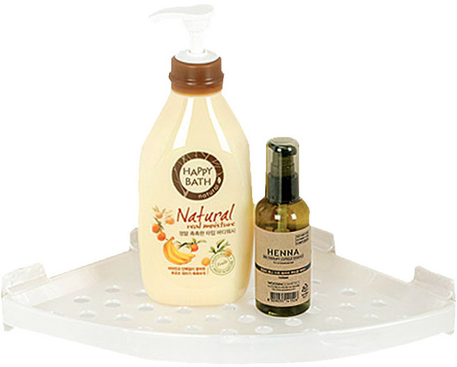 메디위 욕실선반 1단 3단 욕실걸이세트, 코너선반 흰색(펄) 3단, 1개