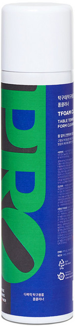 엑시옴 PRO T-폼 클린 320ml 스프레이형 다목적클리너 탁구라켓 탁구용품