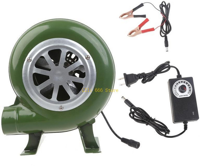 숯화재를위한 G5AB 바베큐 팬 전기 송풍기 스타터 2900R 대장장이, 1)60W, 04 80W