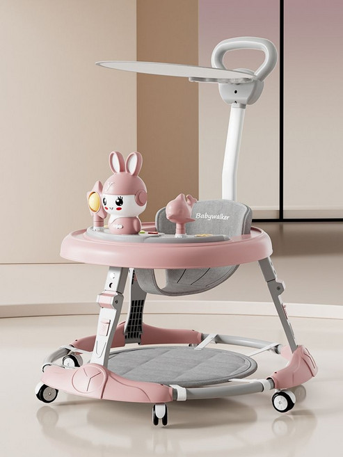 유아용 다기능 보행기 O형 다리 방지 걸음마 연습, 녹색 플레이트 + 표준 휠