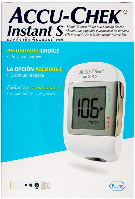 로슈 아큐첵 인스턴트 에스 Instant S 기본혈당측정기, 1개, 상품상세페이지 참조