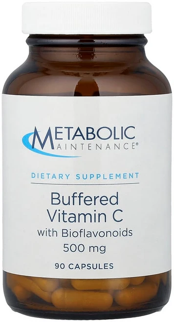 메타볼릭 메인터넌스 바이오플라보노이드 함유 완충형 비타민C 캡슐 90정 MBM-00230, 1000 mg, 1개 - 쿠팡