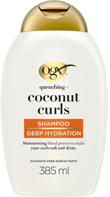 독일 오지엑스 OGX Coconut Curls Shampoo 퀀칭 + 코코넛 컬 샴푸, 385ml, 5개