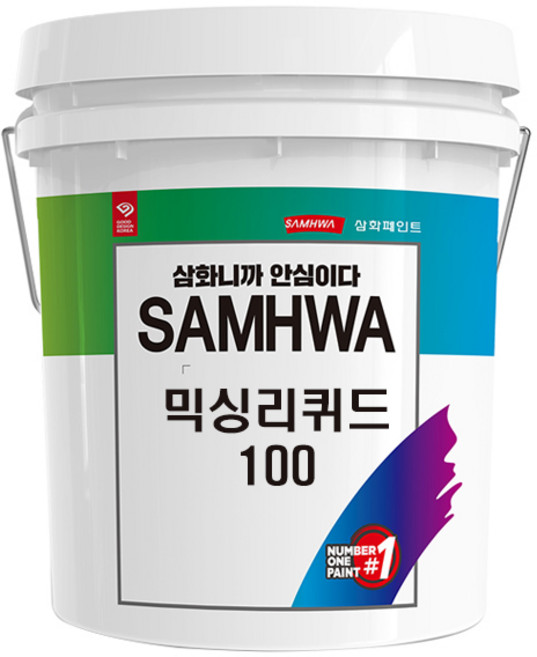 삼화페인트 믹싱리퀴드 100 18L 수성 하도프라이머, 1개
