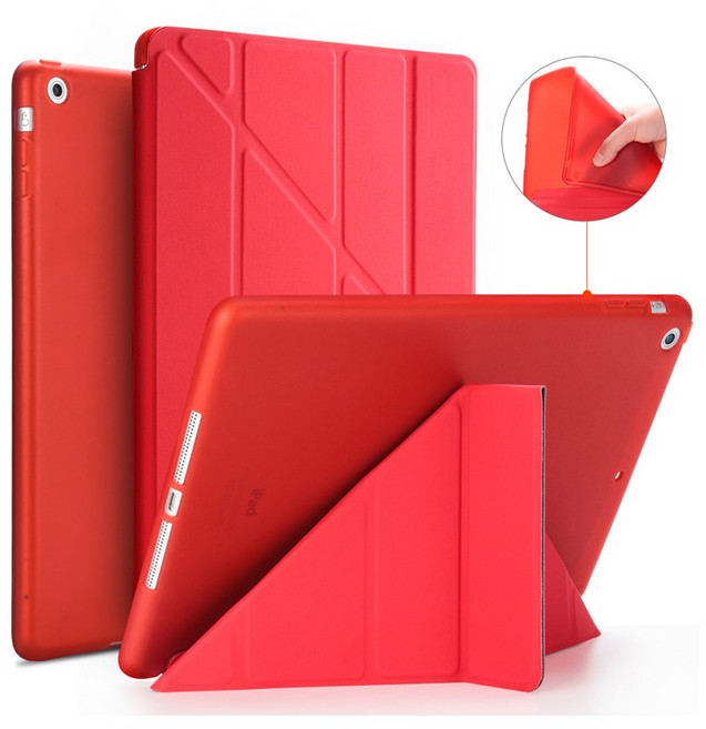 iPad 變形平板套 平板保護殼 iPad10 (2020版), 紅色,iPad10 (2022版), 1個