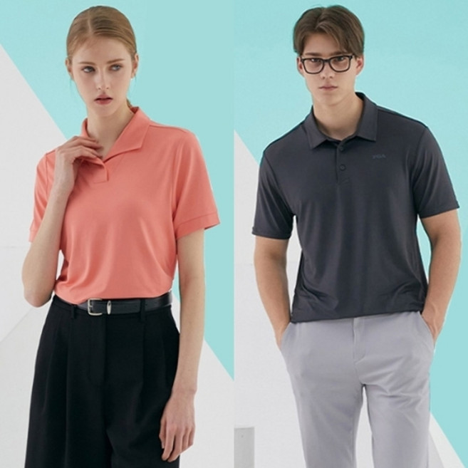 PGA 남녀 데일리 컴팩트 반팔 카라 티셔츠 10종택1 2898732