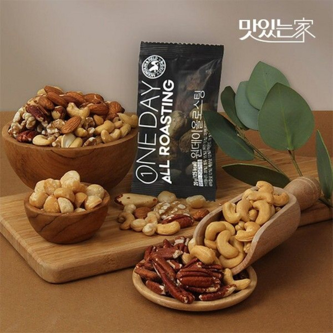 산과들에 원데이올로스팅 하루견과 100봉 ALL로스팅 견과류 -, 원데이올로스팅x100봉, 원데이올로스팅x100봉
