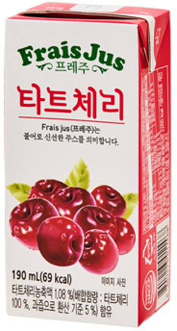 일화 프레주 타트체리 190ml 24팩 x 3박스, 72개