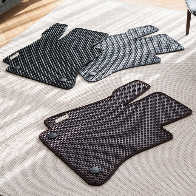 BYD 씨라이언7 고무 차량 논슬립 방수 바닥 카매트 뉴엠보, 그레이