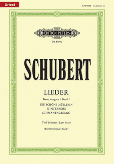 (영문도서) Songs (New Edition) (Low Voice): Die Schöne Müllerin Winterreise Schwanengesang; Urtext Paperback, Alfred Music, English, 9790014064488
